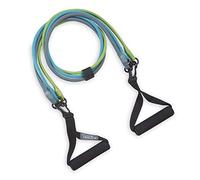 Gaiam 3-in-1 Resistance Band Kit with Comfort-Grip Handles and Interchangeable Strength Bands for High Intensity Training