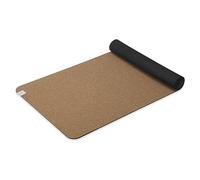 Gaiam Cork Yoga Exercise Mat | Natural Sustainable Cork Resists Sweat and Odors | Non-Slip TPE Backing Prevents Slipping| Great for Hot Yoga, Pilates, Fitness Working Out (68" x 24"x 5mm Thick)