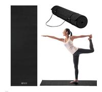 Gaiam Essentials Premium Yoga Mat with Yoga Mat Carrier Sling (72"L x 24"W x 1/4 Inch Thick)