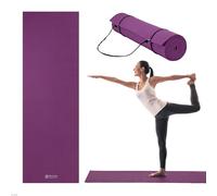 Gaiam Essentials Premium Yoga Mat with Yoga Mat Carrier Sling (72"L x 24"W x 1/4 Inch Thick)
