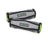 Gaiam Hand Weights for Women & Men Soft Dumbbell Walking Hand Weight Sets with Hand Strap - Walking, Running, Physical Therapy, Aerobics - 4lb Set (2 x 2lb Weights)