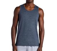 Gaiam Men's Everyday Basic Tank Top, Standard Fit, Stretch Midweight Jersey Material, Cool Grey Heather, S