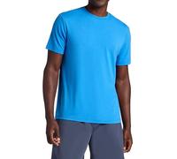 Gaiam Men's Tech T-Shirt, Standard Fit, Stretch Midweight Performance Material, Campanula, Large