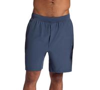 Gaiam Men's Upside 7” Short with Liner, Standard Fit, Stretch Lightweight Material, Moisture-Wicking, Cool Grey, Medium