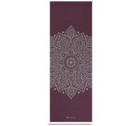 Gaiam Midnight Plum Sundial Flower Yoga Mat 5mm 65734