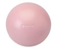 Gaiam Mini Ab Ball (Romance Rose), 8 Inch Inflatable Anti-Burst Exercise Ball for Core Strength, Pilates, Yoga, and Physical Therapy, Includes Inflation Straw, Plug & Downloadable Exercise Guide