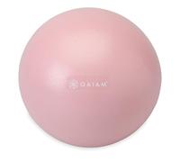 Gaiam Mini Ab Ball (Romance Rose), 8 Inch Inflatable Anti-Burst Exercise Ball for Core Strength, Pilates, Yoga, and Physical Therapy, Includes Inflation Straw, Plug & Downloadable Exercise Guide