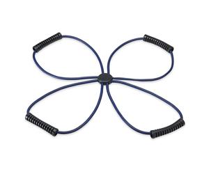 Gaiam Pilates Coreplus Reformer Resistance Band Kit - Home Fitness Equipment for