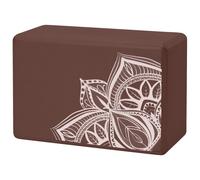 GAIAM - Point Block - Yoga block size 22,9 cm x 15,2 cm x 10,1 cm, cinnamon