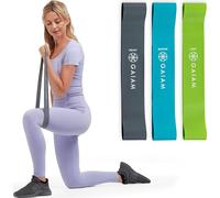 Gaiam Restore Mini Loop Band Kit, Light/Med/Heavy, 3-Pack