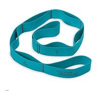 Gaiam Restore Resistance Band Stretching Strap - Stretch Legs & Arms with Medium Resistance Loops, Multiple Holds for Increased Range of Motion, Flexibility or Strength Training