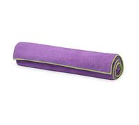 GAIAM - Stay Put Yoga Mat Towel - Microfiber towel size 178 x 66 cm, purple