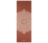 GAIAM - Sundial Flower Yoga Mat 5 mm Classic Printed - Yoga mat size 61 x 173 x 0,5 cm, brown