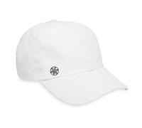 Gaiam Women's Classic Fitness Running Hat - Ponytail Hats with Quick-Dry Sweatband for Hiking & Summer Beach Vacation White