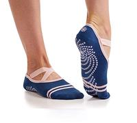 Gaiam Women's 05-63634 Barre Socks, Indigo, 1