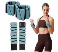 Gaiam Wrist and Ankle Weights, Wearable Bracelet to Strengthen, Tone & Sculpt, Adjustable Ankle Weights for Women & Men for Yoga, Dance, Pilates, Barre, Cardio, Home & Gym Use