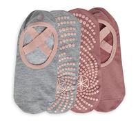 Gaiam Yoga Barre Socks - Non Slip Sticky Toe Grip Accessories for Women & Men