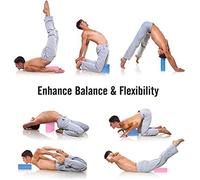 Gaiam Yoga Block - Supportive Latex-Free Eva Foam - Soft Non-Slip Surface with Beveled Edges for Yoga, Pilates, Meditation - Yoga Accessories for Stability, Balance, Deepen Stretches