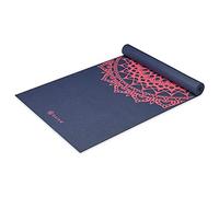 GAIAM - 4 mm Classic Printed Yoga Mat - Yoga mat size 61 x 173 x 0,4 cm, blue