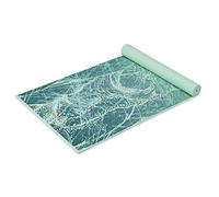 Gaiam Yoga Mat Classic Print Non Slip Exercise & Fitness Mat for All Types of Yoga, Pilates & Floor Workouts, Whirling Whisper, 4mm