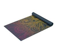 Gaiam Yoga Mat Classic Print Non Slip Exercise & Fitness Mat for All Types of Yoga, Pilates & Floor Workouts, Vivid Zest, 4mm