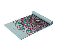 Gaiam Yoga Mat Premium Print Extra Thick Non Slip Exercise & Fitness Mat for All Types of Yoga, Pilates & Floor Workouts, Santorini, 6mm, 68" L x 24" W x 6mm