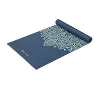 Gaiam Yoga Mat Premium Print Non Slip Exercise & Fitness Mat for All Types of Yoga, Pilates & Floor Workouts, Indigo Sundial, 5mm