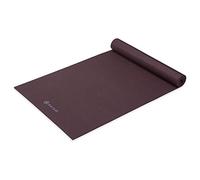 Gaiam Yoga Mat Premium Solid Color Non Slip Exercise & Fitness Mat for All Types of Yoga, Pilates & Floor Workouts, Wild Aubergine, 5mm