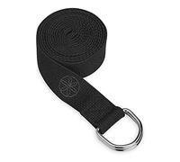 Gaiam Yoga Strap Premium Athletic Stretch Band with Adjustable Metal D-Ring Buckle Loop | Exercise & Fitness Stretching for Yoga, Pilates, Physical Therapy, Dance, Gym Workouts
