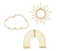 GaiaMade Rattan Nursery Decor, Neutral Theme for Nursery Decorations, Create a Boho Nursery, Playroom Wall Decor, Boho Nursery Decor, Boho Nursery Decor for Girl and Boy, Day Set.