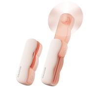 Gaiatop Portable Handheld Fan, Cute Clouds Mini Slide Fan, 3 Speed USB Rechargeable Small Hand Fan, Lash Makeup Pocket Personal Fan, Beach/Travel Essentials Summer Cooling Gifts for Women Girls Pink