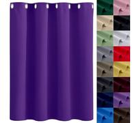 GAIFNAG Total Blackout Curtains 200 x 250 cm Drop Eyelet, Lightweight, Thermal Insulated Crushed Velvet Curtains for Apartment/Hotel Dorm, Purple