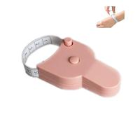 GAILY YOUTH Body Tape Measure, Automatic Telescopic Tape Measure 60 Inches, Metric and Imperial Dual Scale Mini Tape Measure for Body Measurement, Fitness, Tailor（Pink)