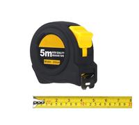 GAILY YOUTH Retractable Tape Measure with Self Lock Button, Dual Scale Measuring Tape for Designer Carpenter Diyer, Easy to Read (5m/16.4ft)
