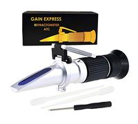 GAIN EXPRESS 3-in-1 Automotive Battery Antifreeze Refractometer, Battery Charge Test Cooling System Coolant Freezing Point (3 Scales Measurements)