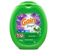 Gain Flings! Liquid Laundry Detergent Pacs, Moonlight Breeze, 96 Count