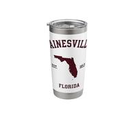 Gainesville Florida Est 1853 Vintage State Stainless Steel Insulated Tumbler