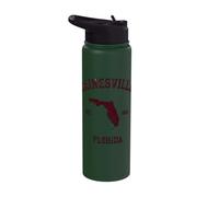 Gainesville Florida Est 1853 Vintage State Stainless Steel Insulated Water Bottle