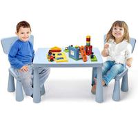 Gainoom 3 Pcs Kids Table And Chair Set Toddler Activity Center Children Writing Desk