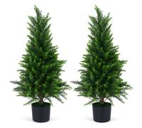 Gainoom 90 Cm Artificial Cedar Cypress Trees Set Of 2
