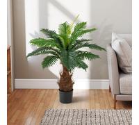 Gainoom Artificial Cycas Tree 106 Cm Palm Paradise Plant W/ Wide Stable Pot