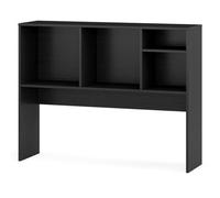 Gainoom Desk Bookshelf Countertop Storage Organizer With 4 Cubbies & Open Back Compartment