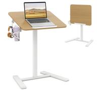 Gainoom Foldable Mobile Standing Desk Rolling Laptop Desk Height Adjustable Sit Stand Desk