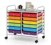 Gainoom Multi-Color Storage Cart Multi-Purpose Utility Cart With Drawer