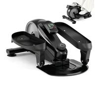 Gainoom Under Desk Silver Elliptical Pedal Exerciser Adjustable Magnetic Resistance & Whisper Quiet