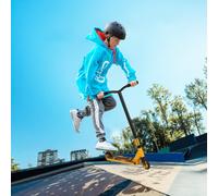 Gainoom Yellow Stunt Scooter For Kids 10 Years And Up Pro Trick Scooter W/2 Pu Wheels & Wide Aluminum Deck