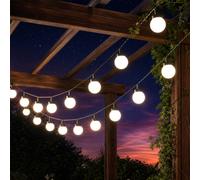 Gainsborough 30 LED Solar & Mains Festoon Lights, L4.5m Gainsborough Multicolor