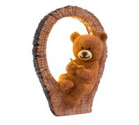 Coopers of Stortford - Solar Bear Garden Ornament - Adorable Teddy Lights Up at Dusk - Weather-Proof Polyresin Patio Charm