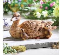 Gainsborough Duck Family Garden Ornament Weatherproof Polyresin Decoration Gainsborough Multicolor
