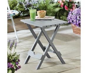 Gainsborough Folding Outdoor Table, Waterproof, Lightweight Under 2Kg, Compact Storage, Ideal For Small Gardens, Balconies, Or Gatherings